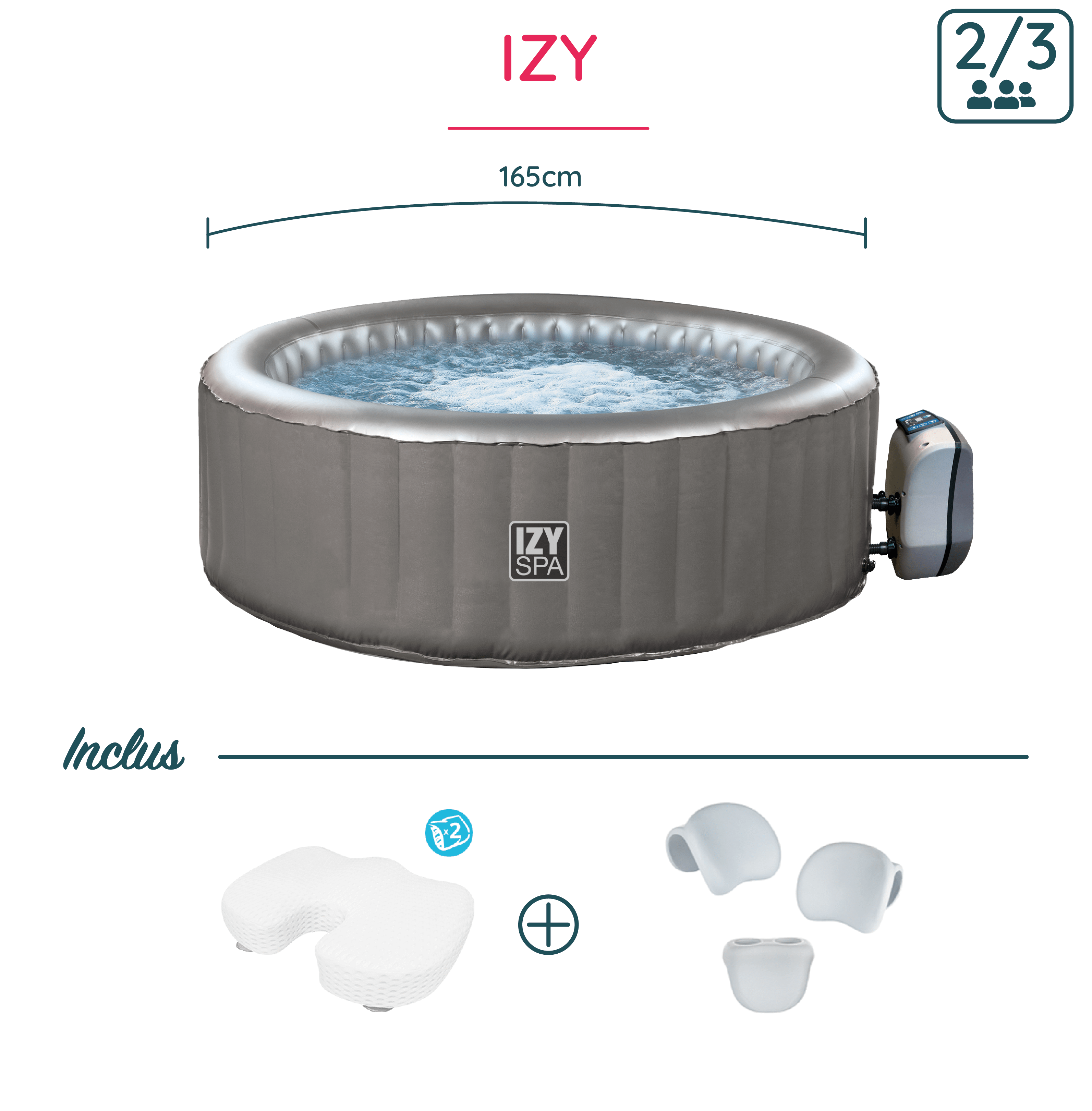 Pack rêve -  Spa gonflable...