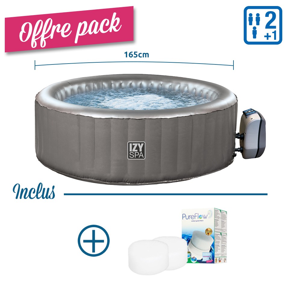PACK Spa gonflable rond...