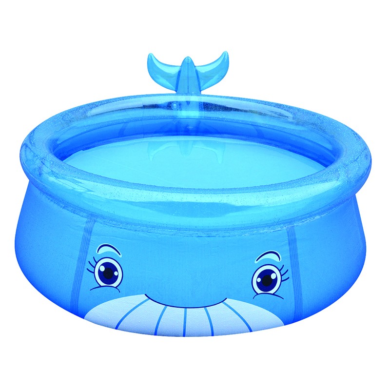 INFANTINO Baignoire Bébé Gonflable Baleine Avec Balles De Jeu