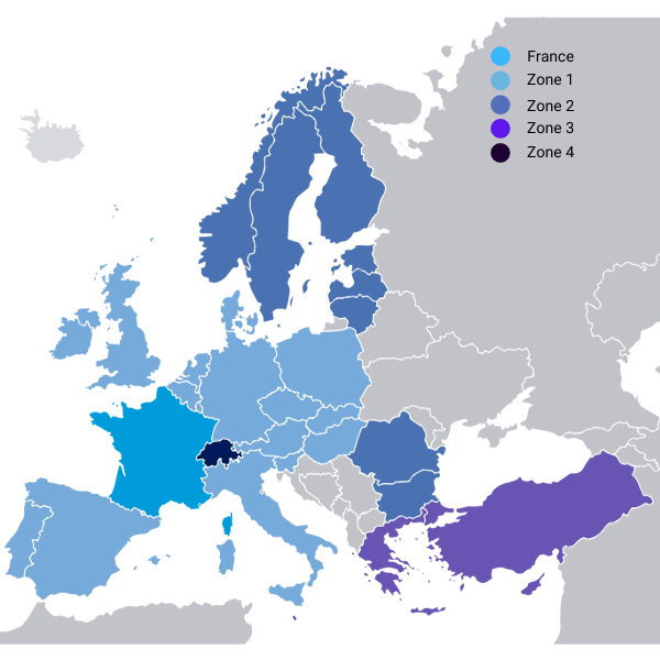 Carte Europe